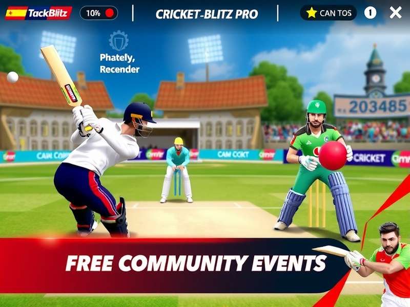 Cricket Blitz Pro Game Screenshot